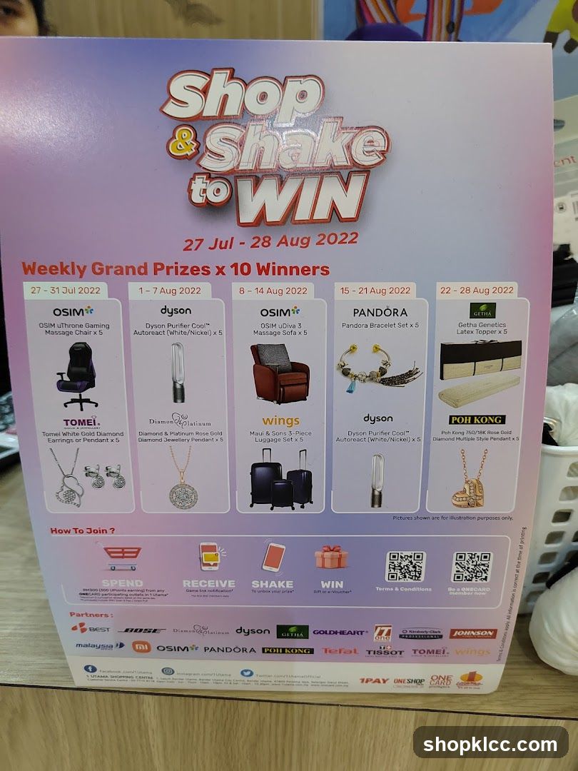 Shop & Shake to WIN Promotion