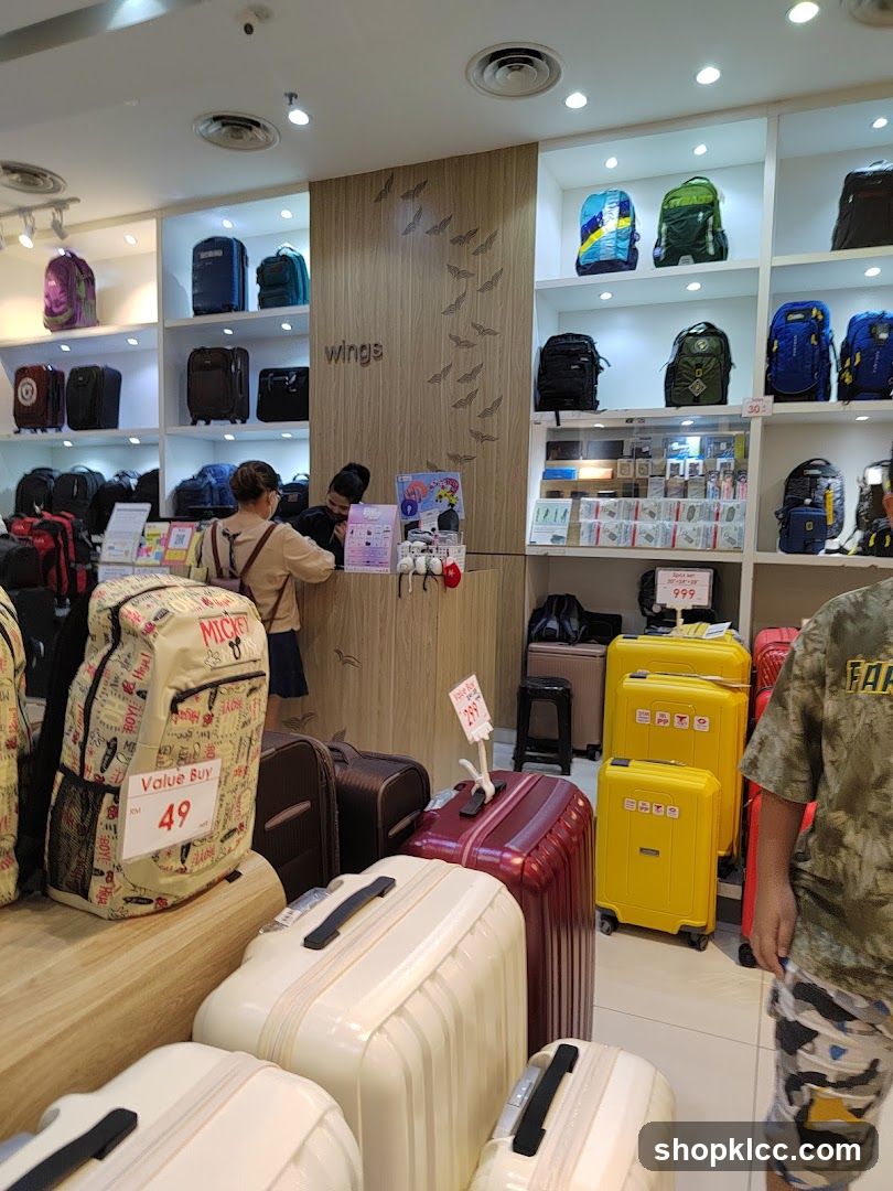 Luggage Store Interior