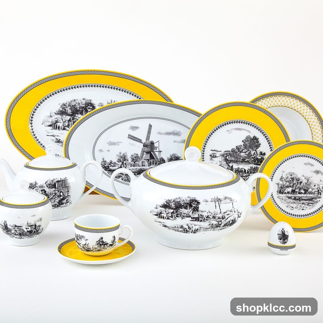 Porcelain Dinnerware Set