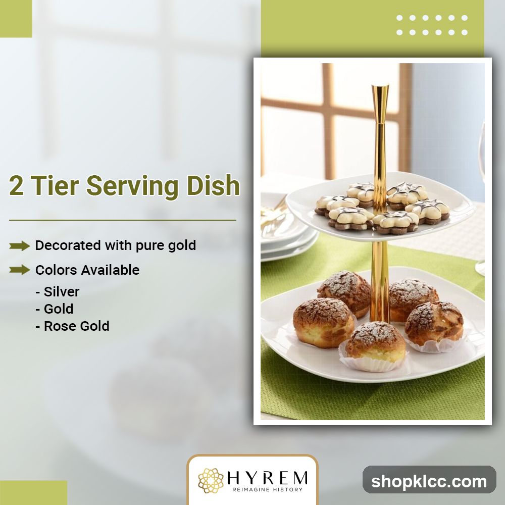 2 Tier Serving Dish