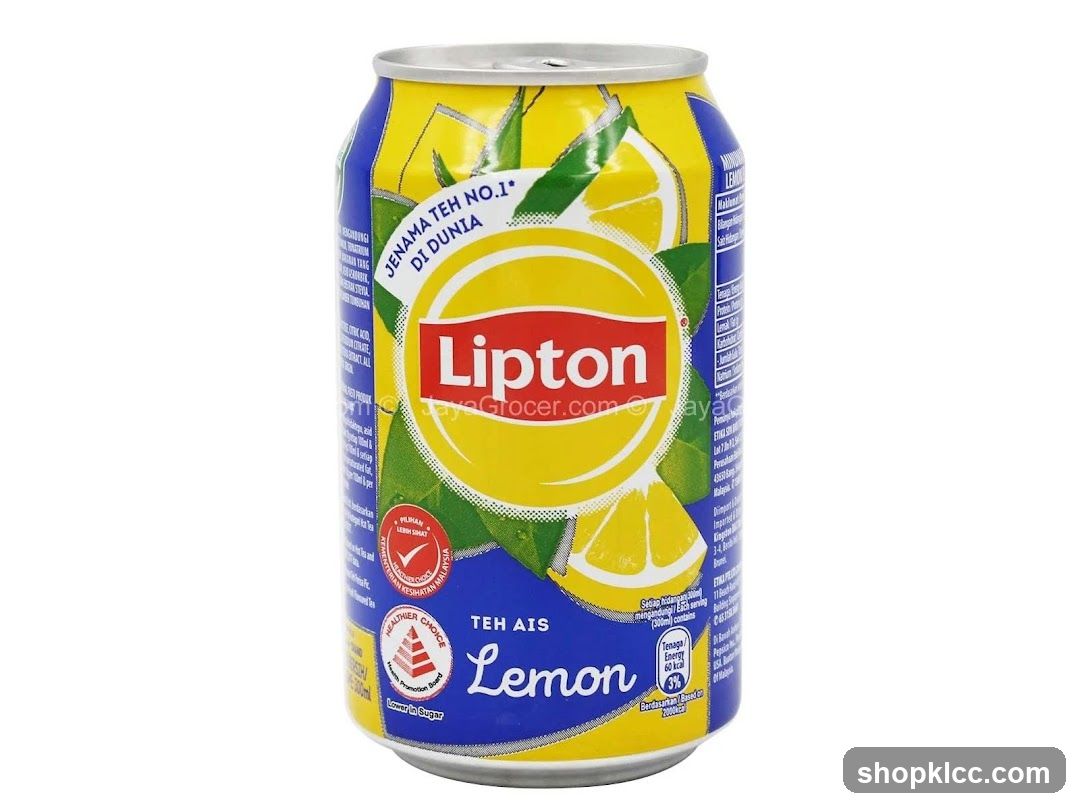 Lipton Lemon Iced Tea Can
