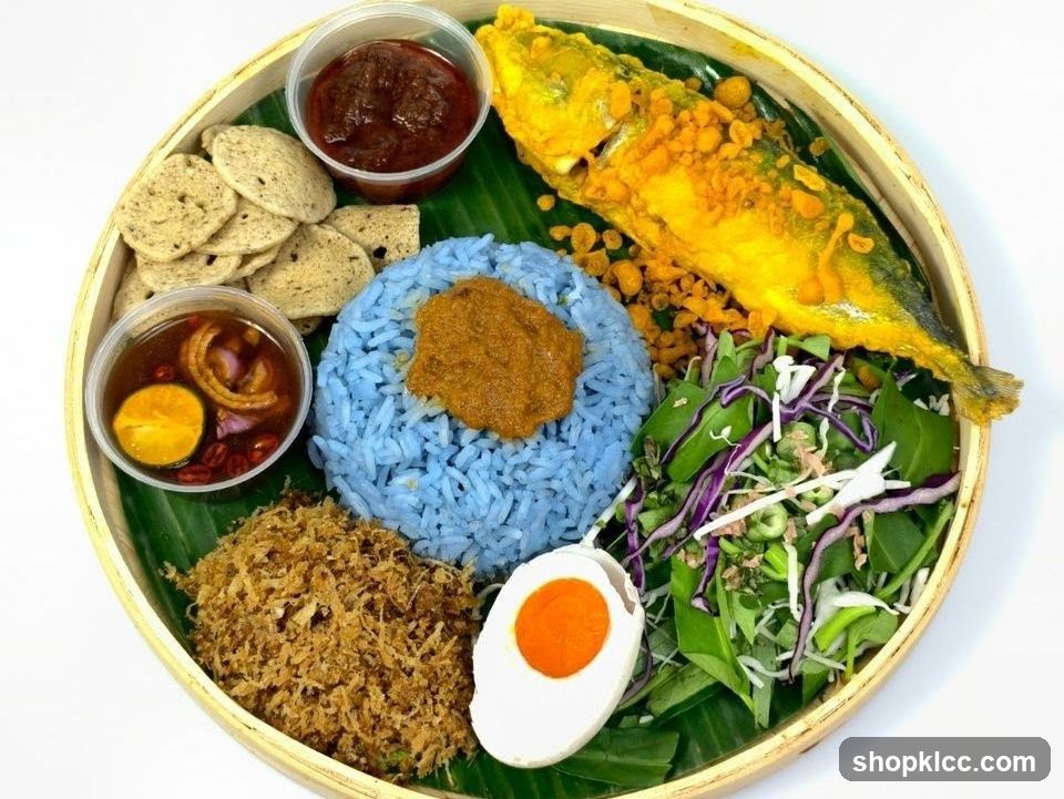Nasi Kerabu Platter
