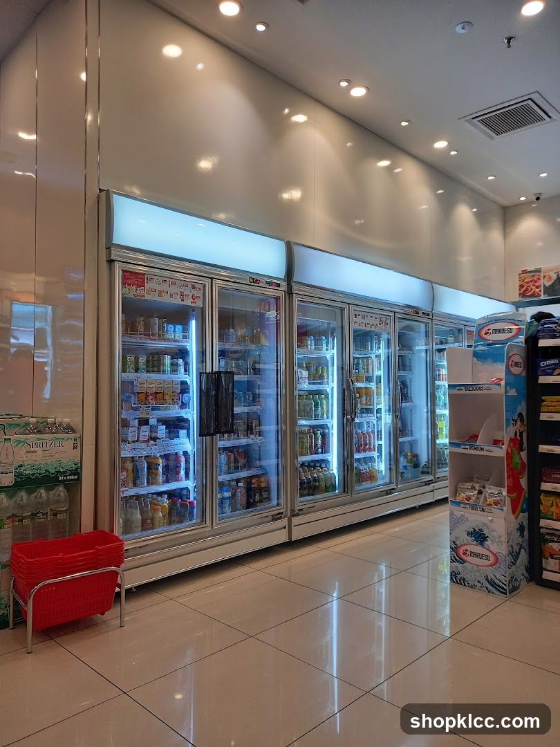 Refrigerated Display Cases in a Store
