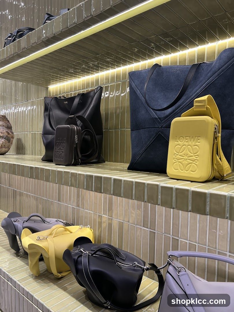 Handbags on Display