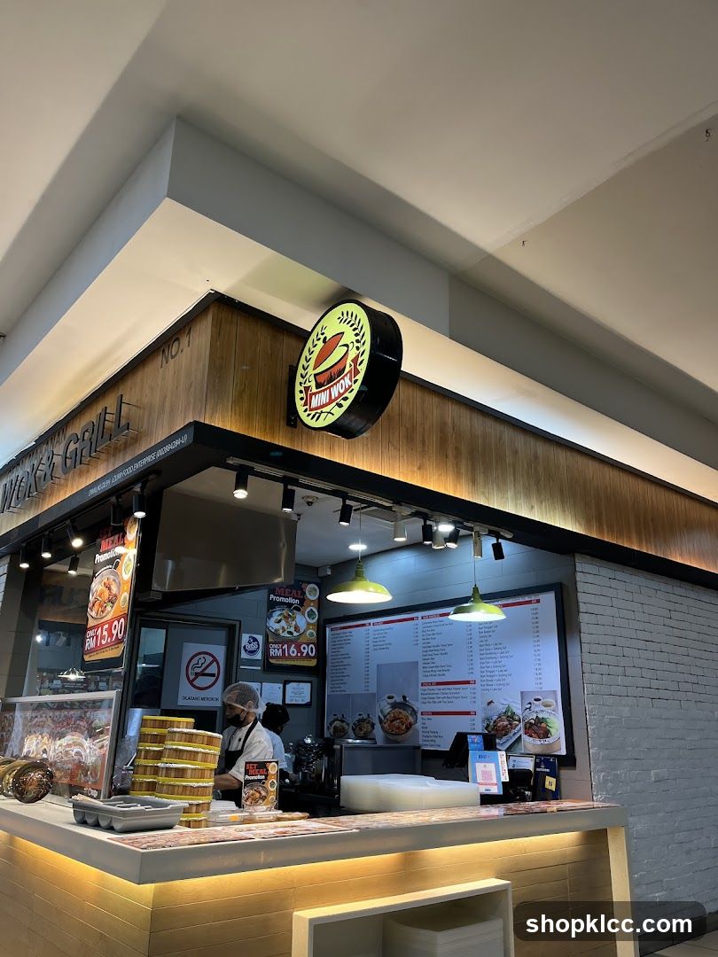 Mini Wok & Grill Counter