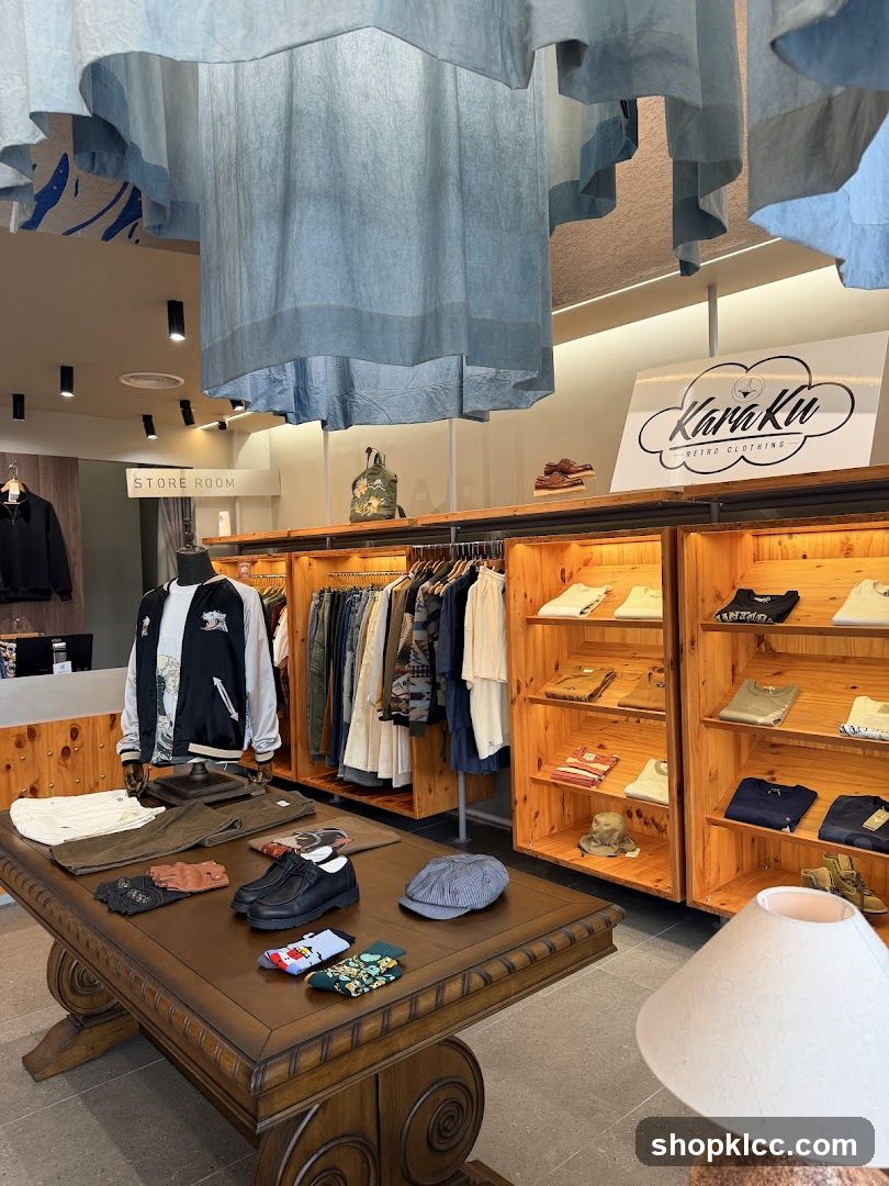 Retro Clothing Store Interior