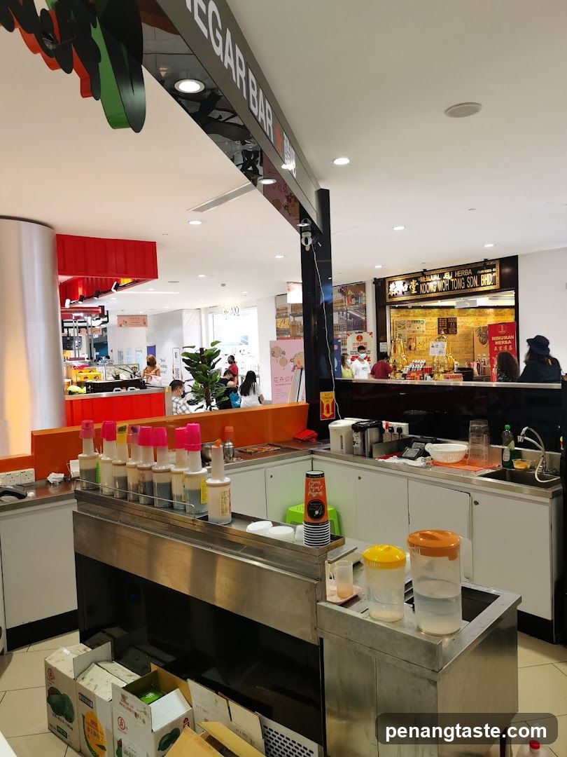 Beverage Station and Shop Interior