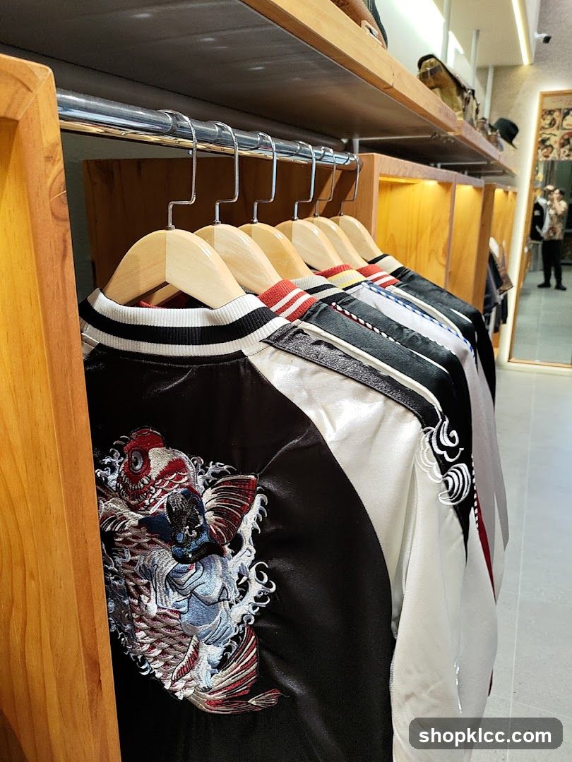 Embroidered Jackets on Display