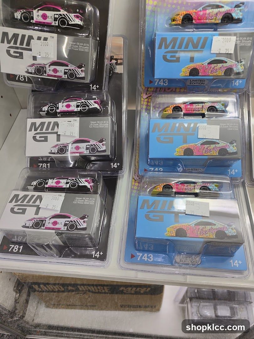 Die-cast model cars