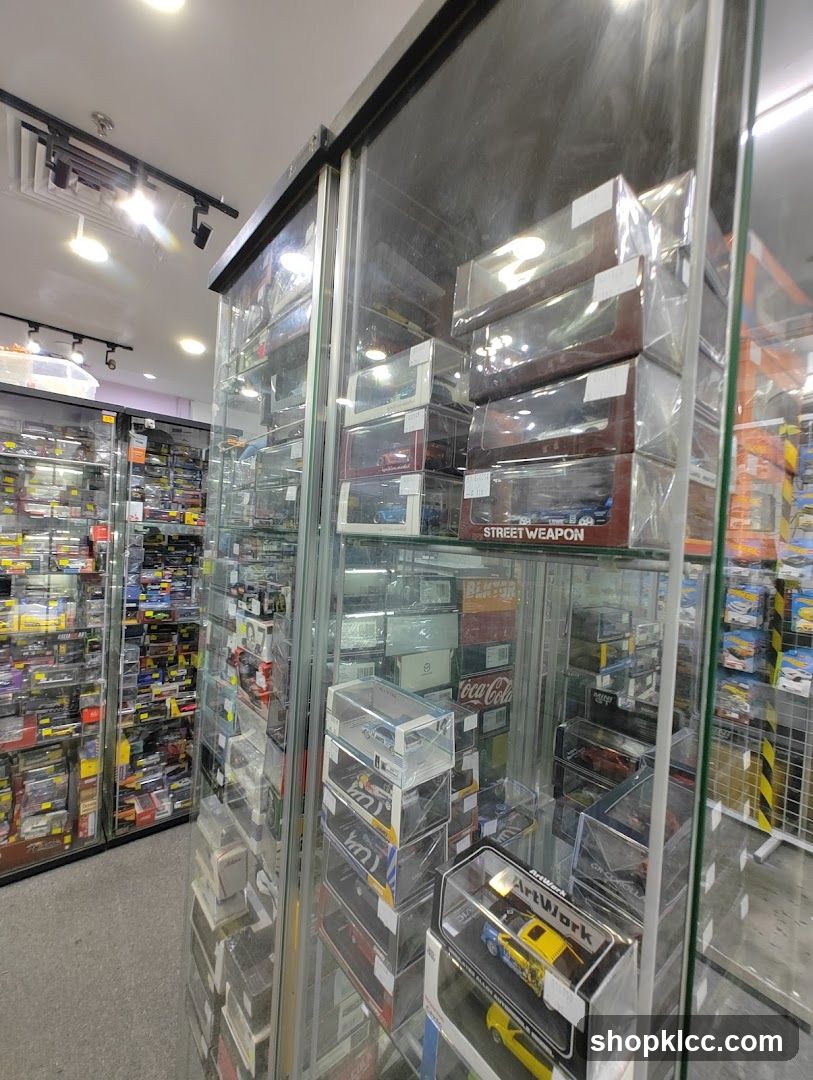 Display of Model Cars