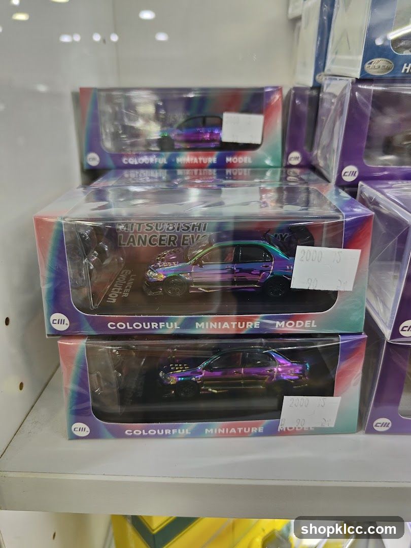 Die-cast car models