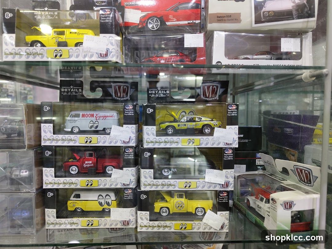 Die-cast car models