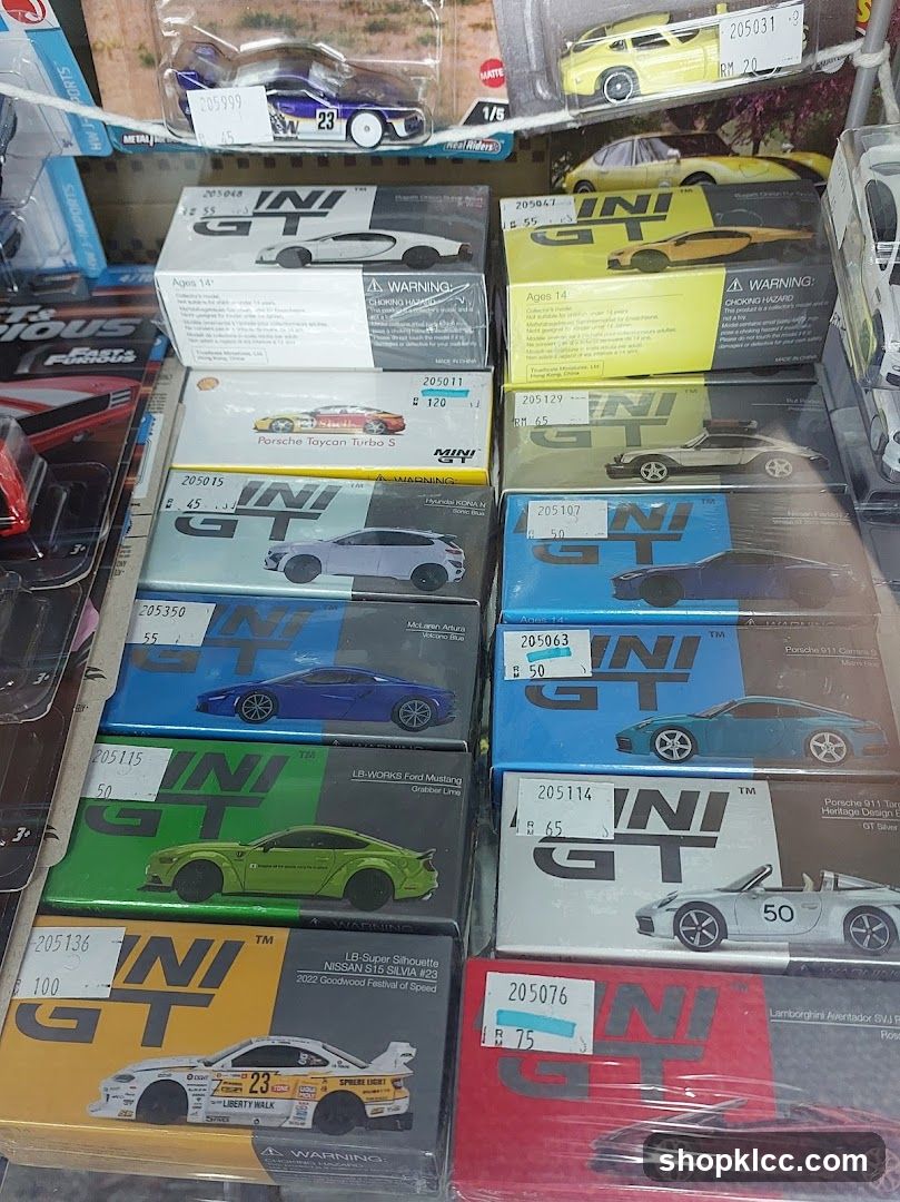 Die-cast car models