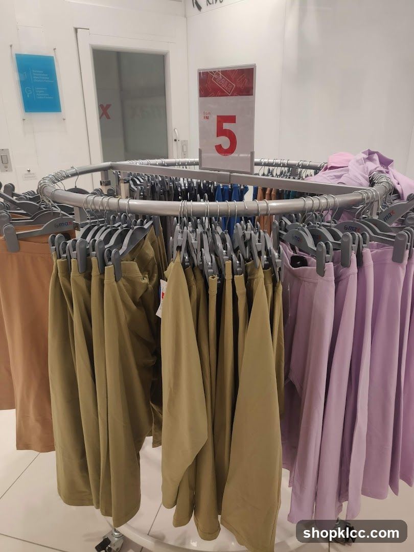 Clothing Sale Display