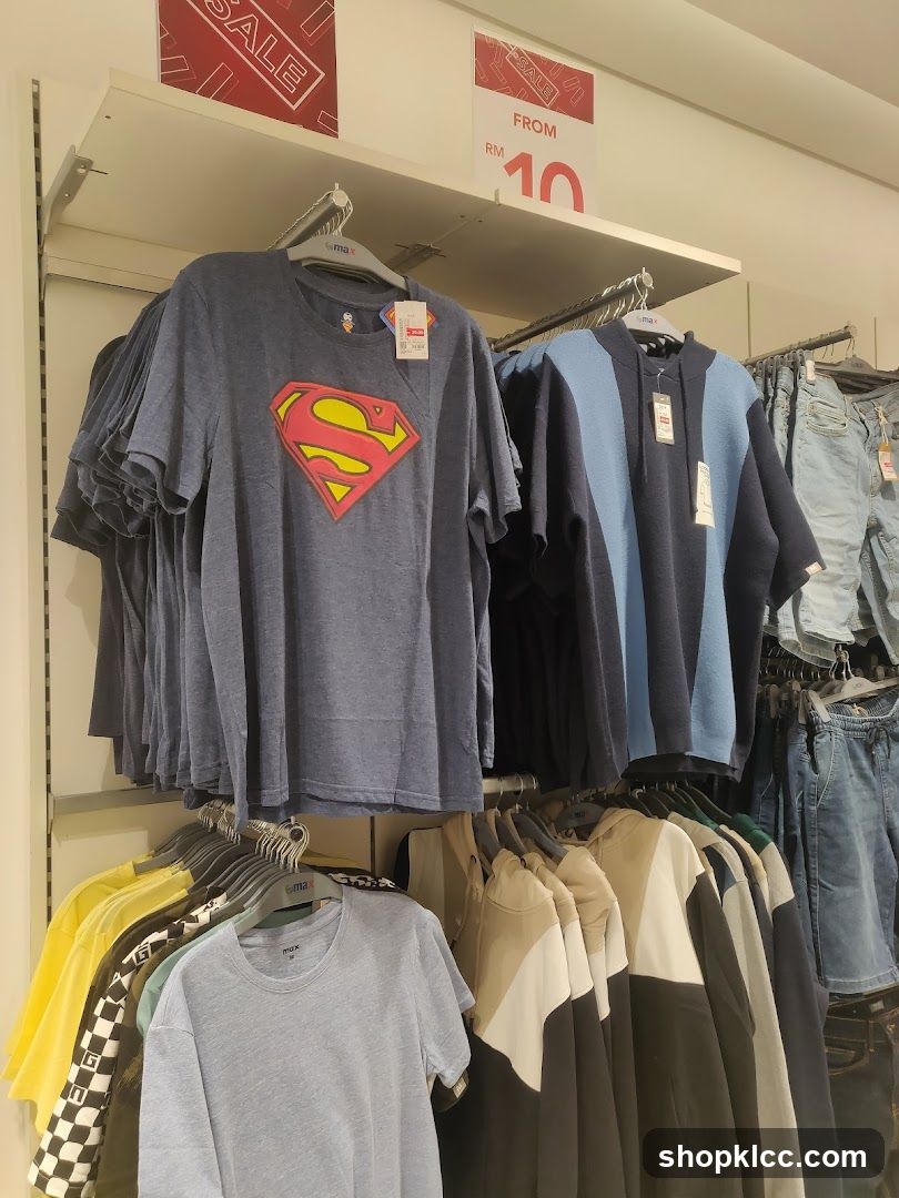 T-shirts and Apparel on Display