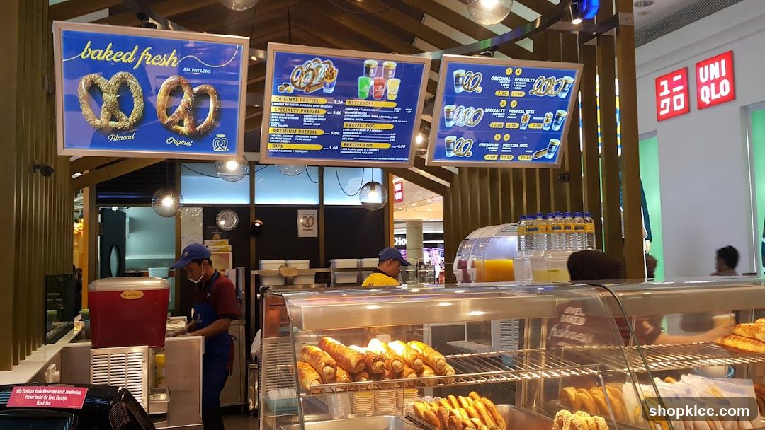 Pretzel Shop Counter