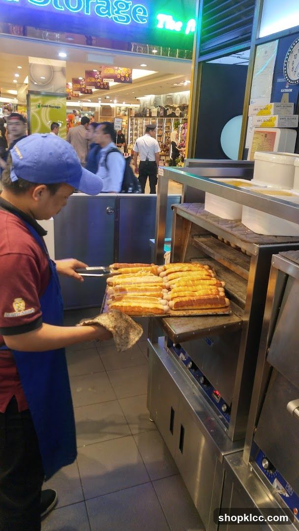 Hot Dogs Being Prepared