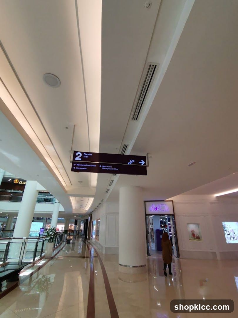 Mall Interior with Storefront