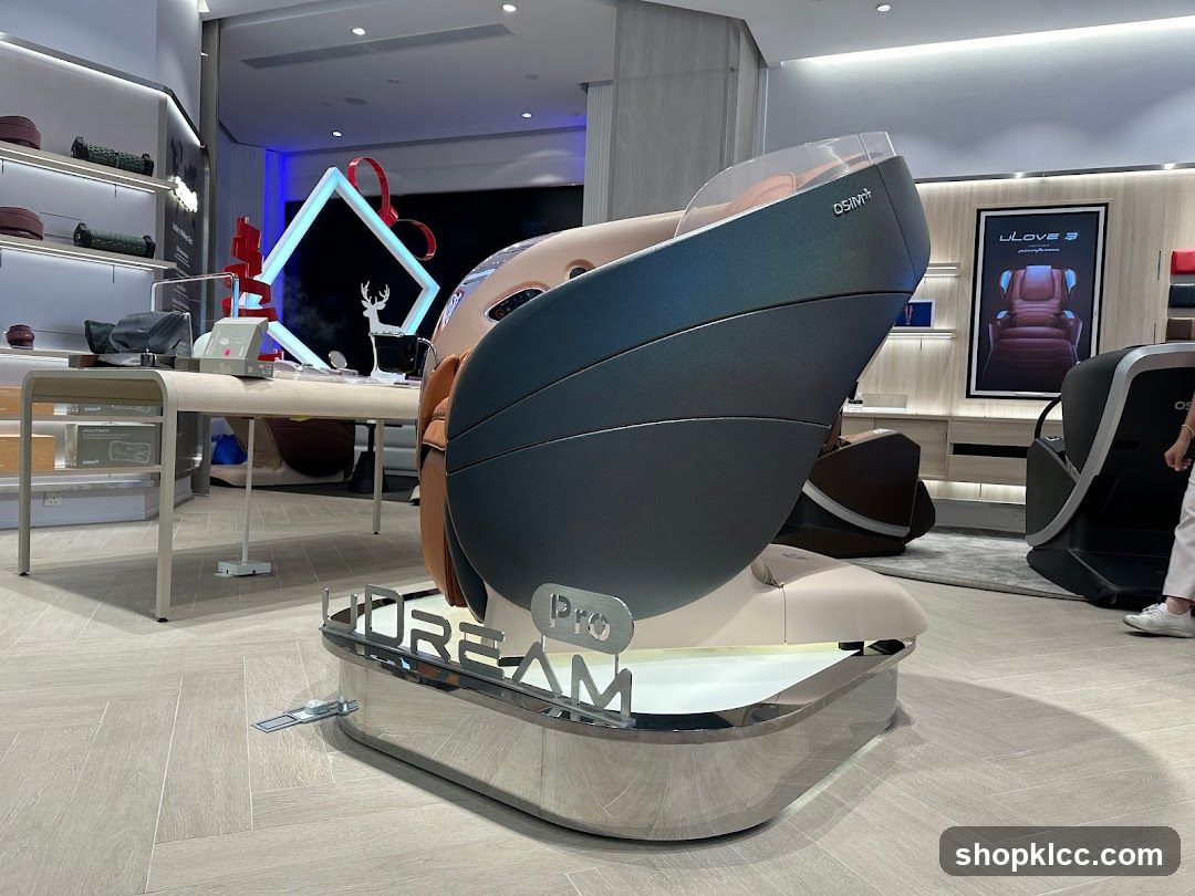 Massage Chairs on Display