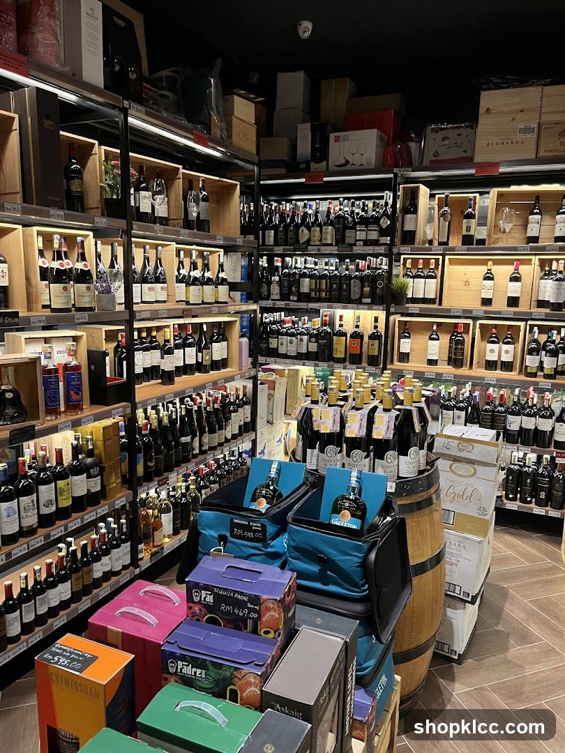 Wine and Spirits Store Interior