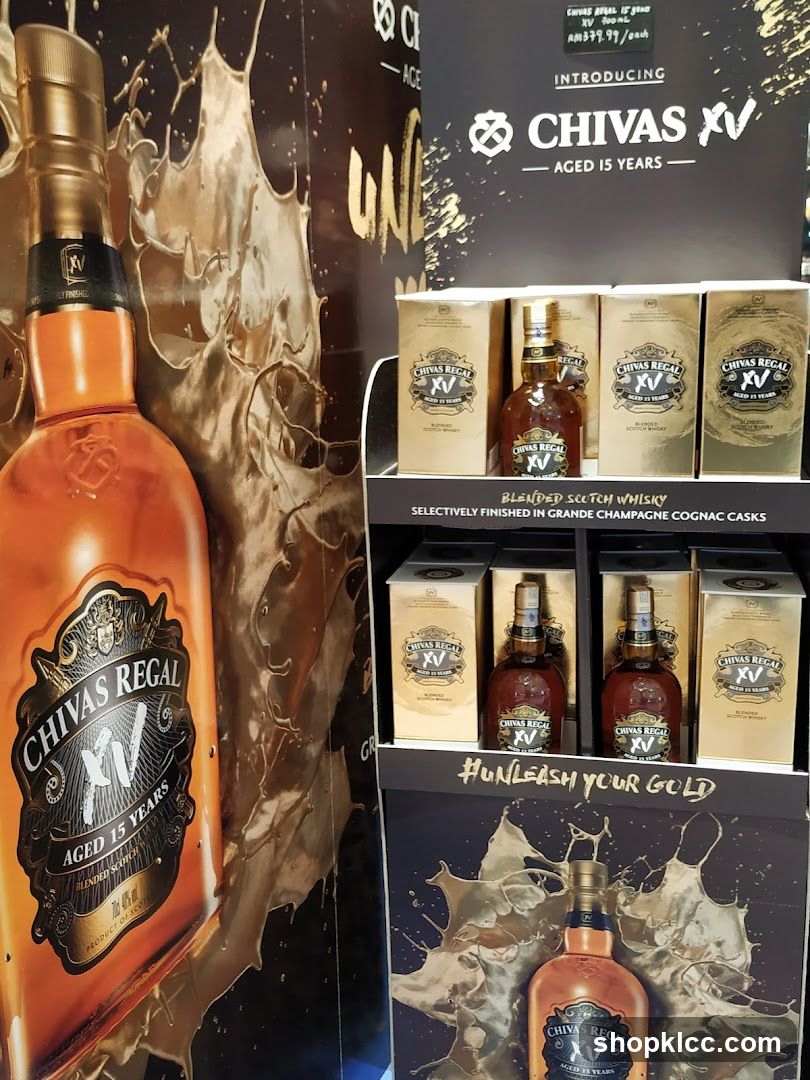 Chivas Regal XV Display
