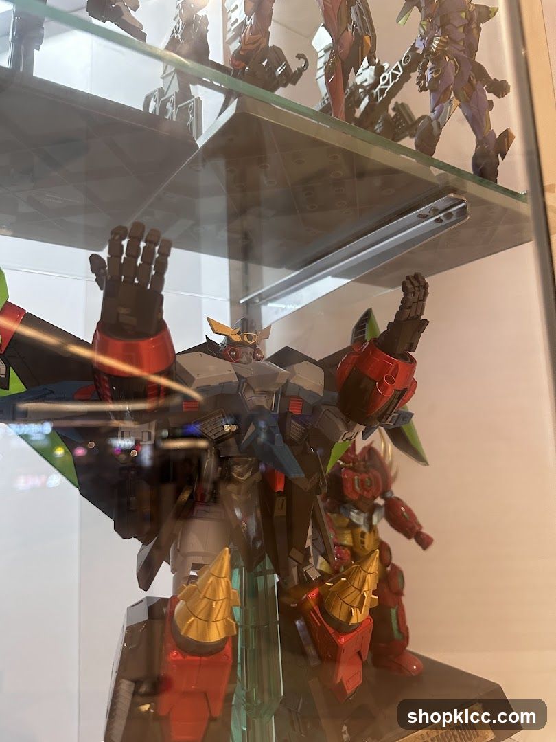 Display of Robot Figurines