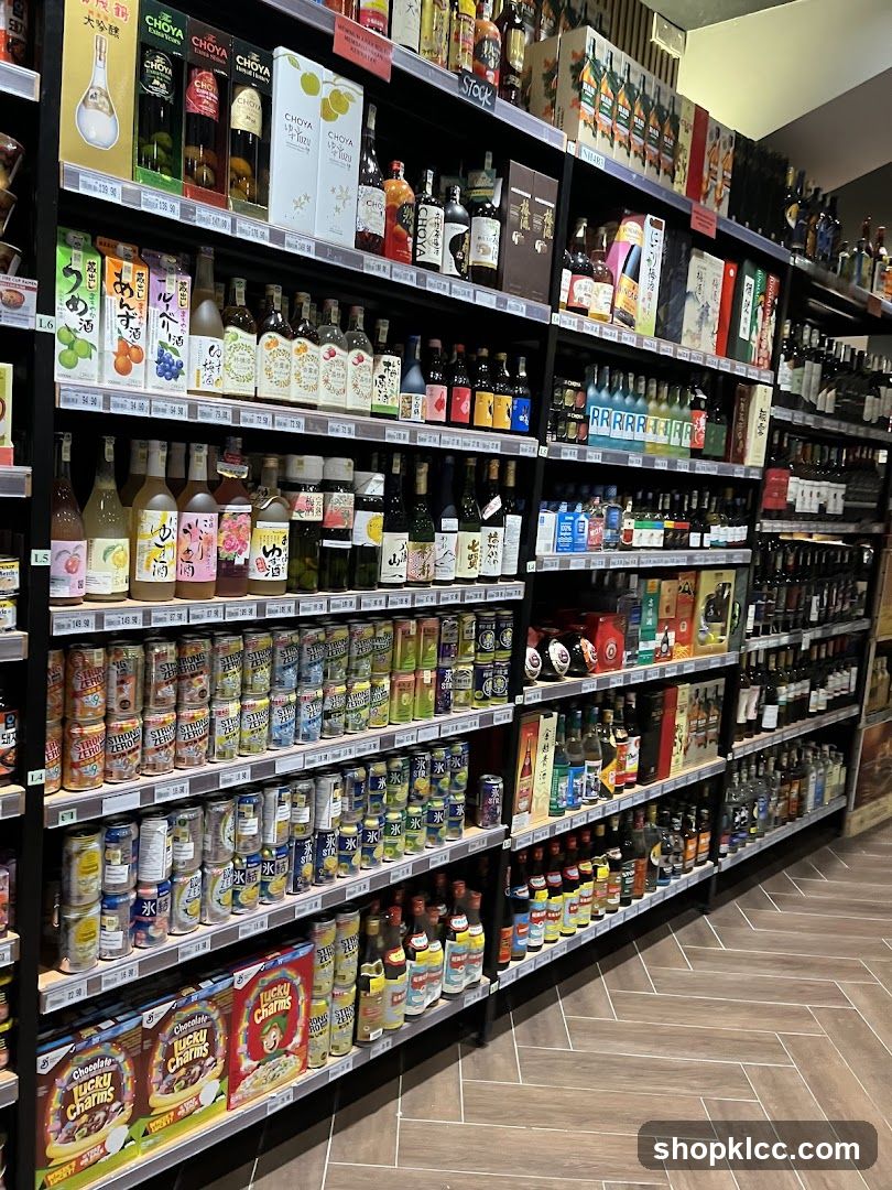 Alcohol and Cereal Aisle