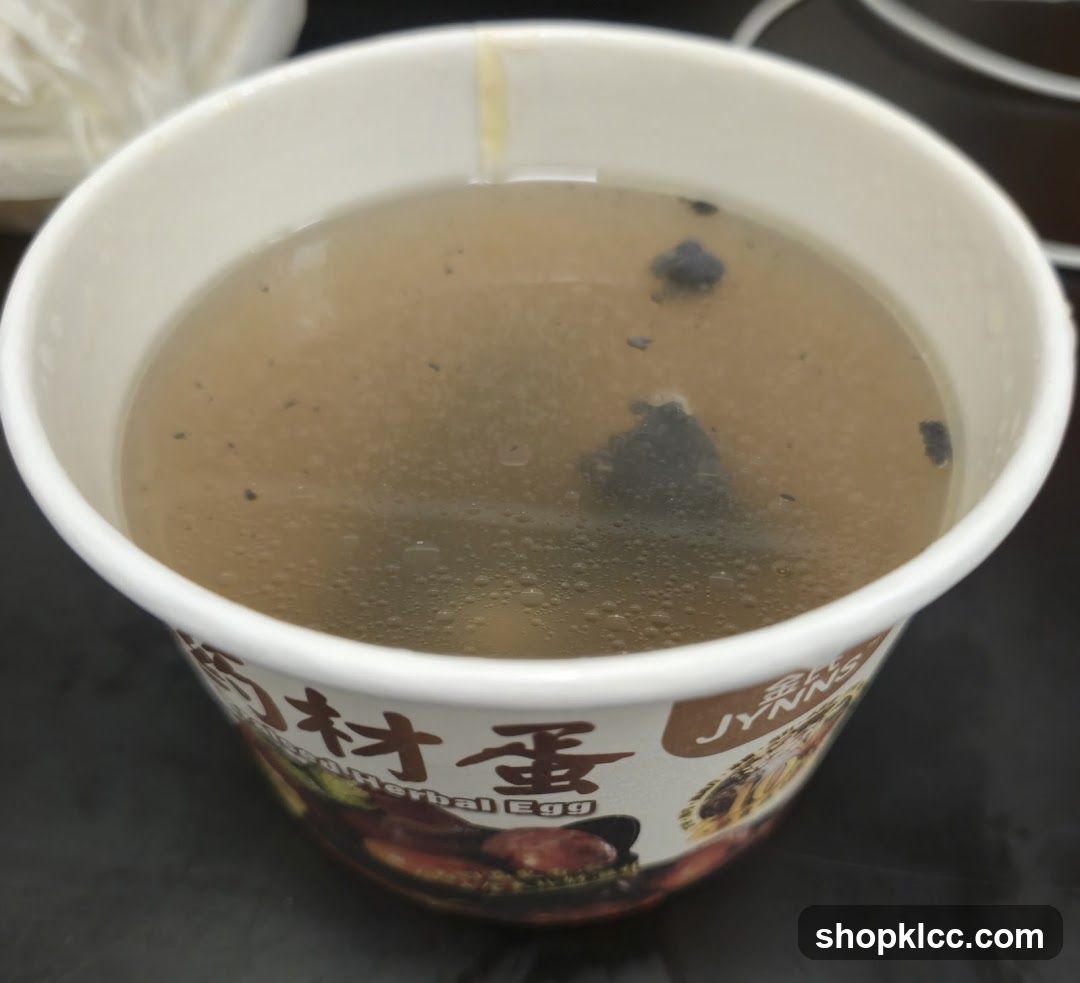Herbal Egg Soup