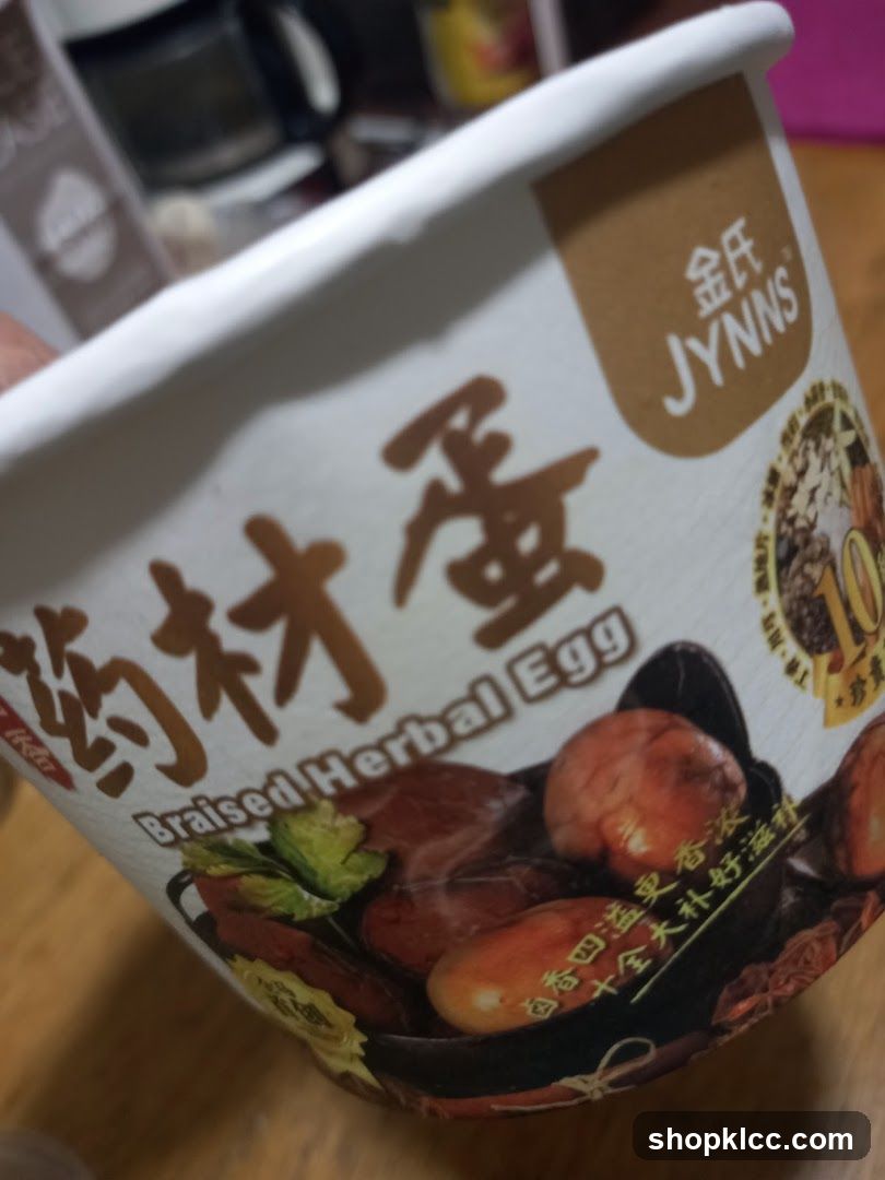 Braised Herbal Egg Packaging