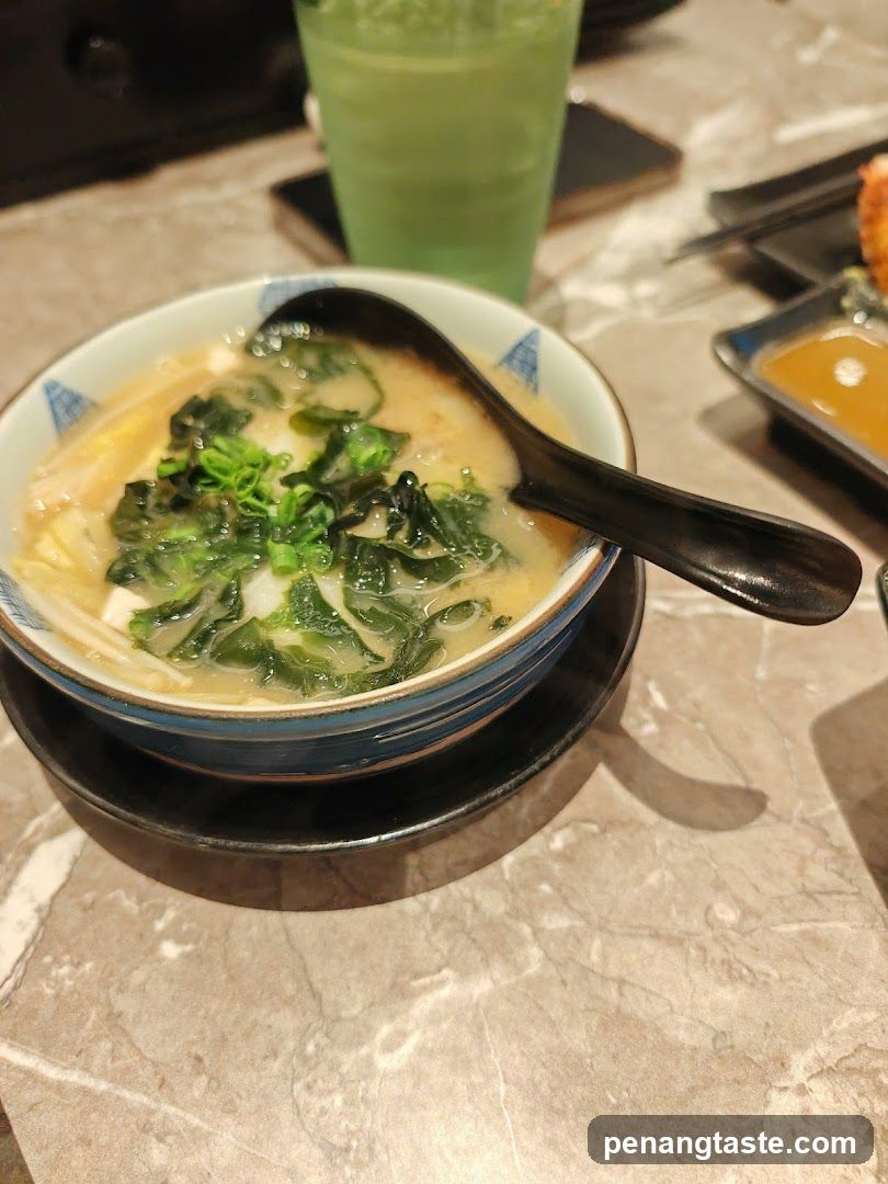 Miso Soup with Seaweed and Tofu