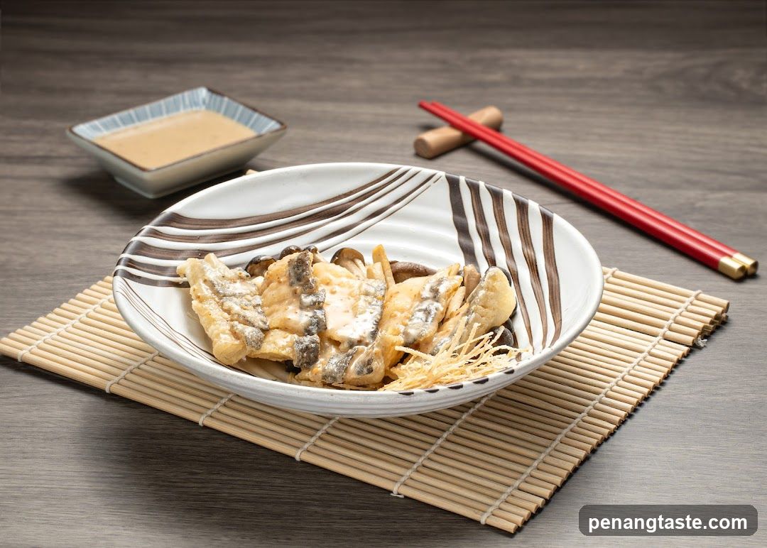 Fried Fish with Mushrooms