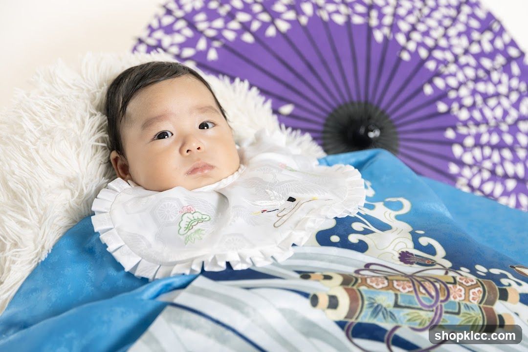 Baby in Traditional Japanese Attire