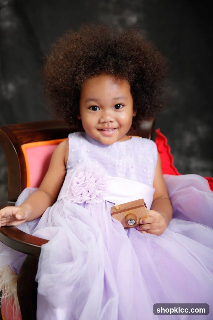 Young Girl in a Lavender Dress