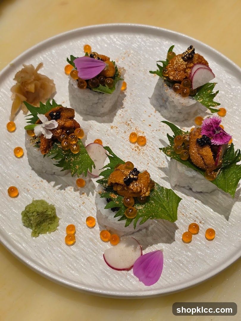 Uni Sushi Rolls