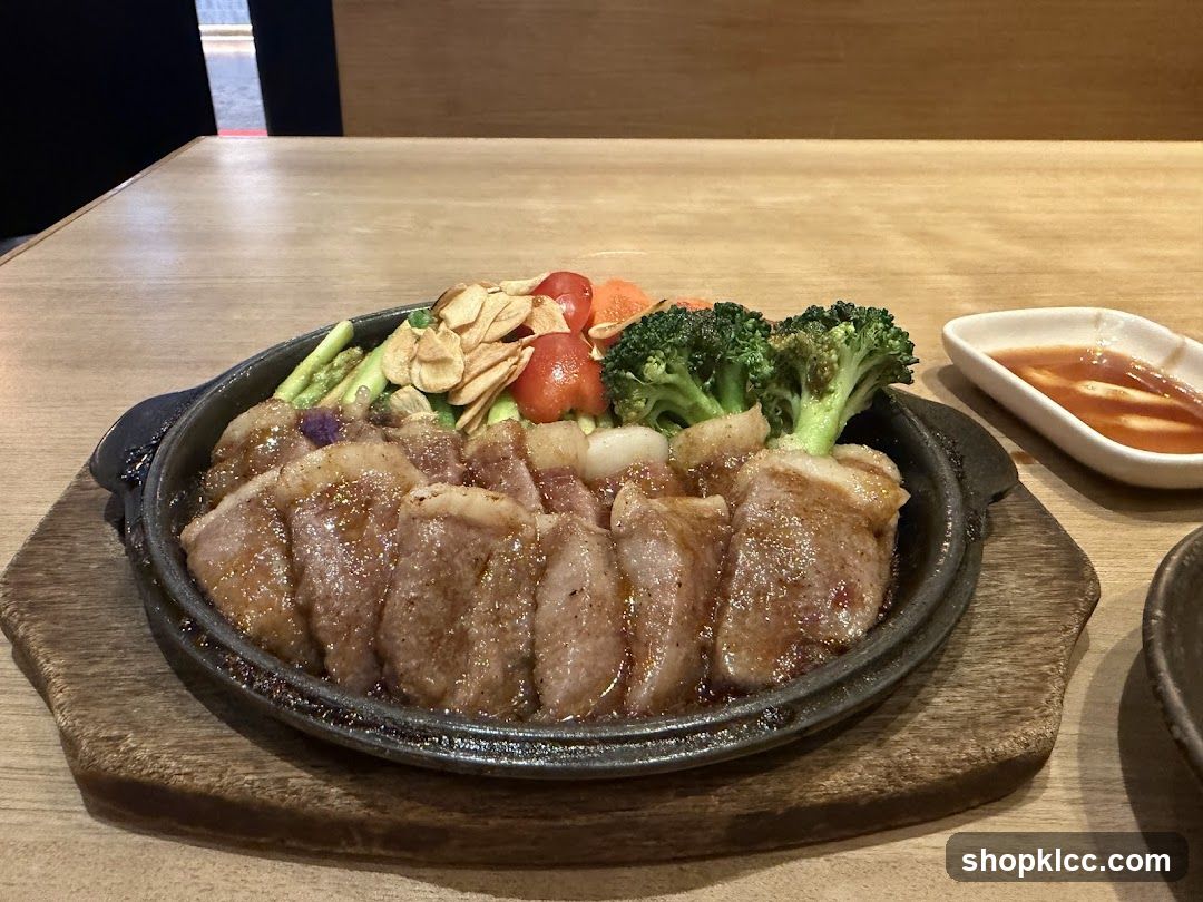 Sizzling Steak with Vegetables