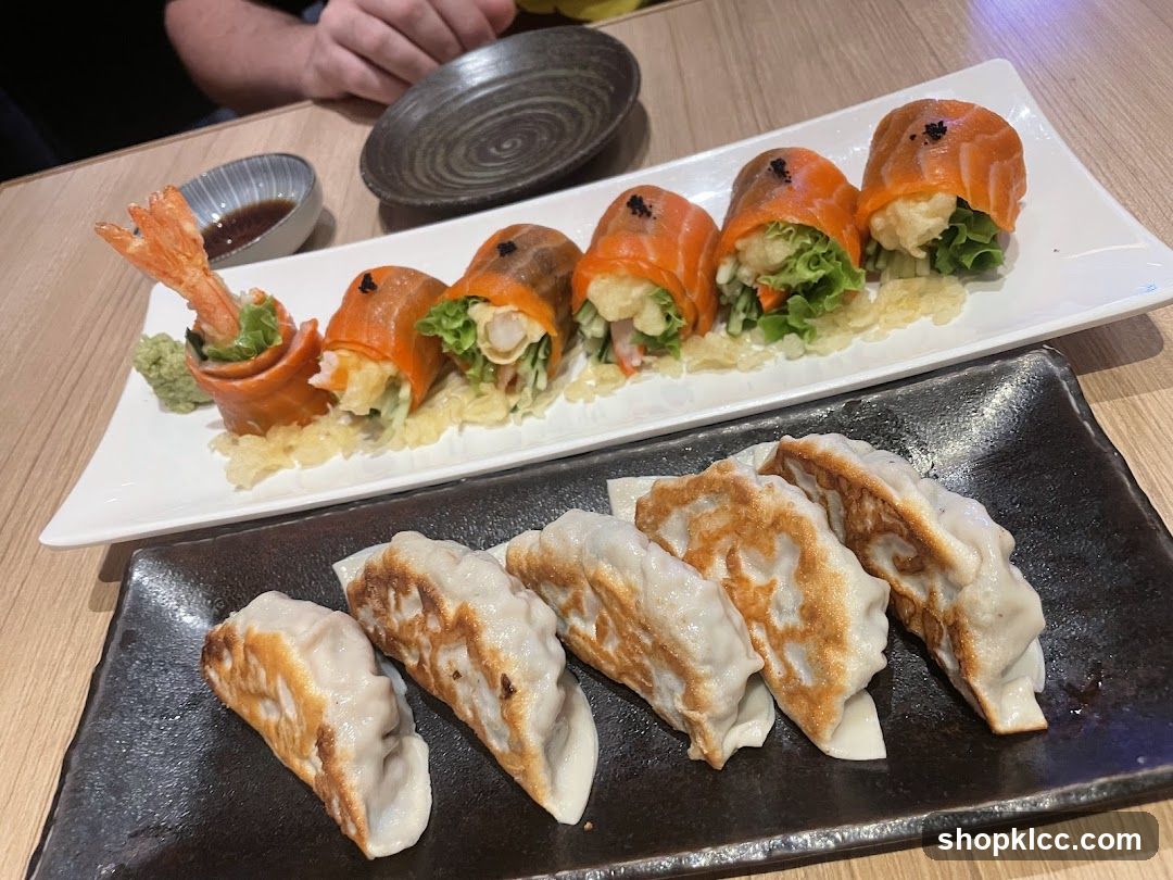 Sushi and Gyoza