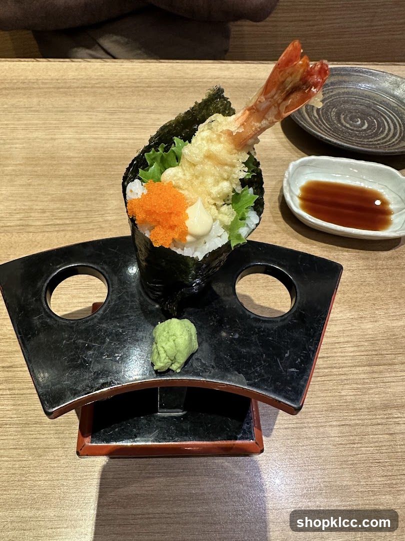 Shrimp Tempura Hand Roll