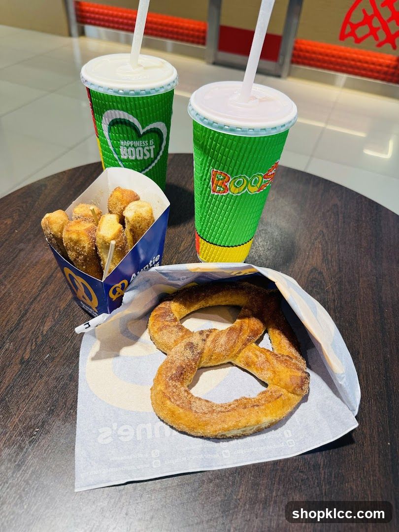 Pretzels and Drinks