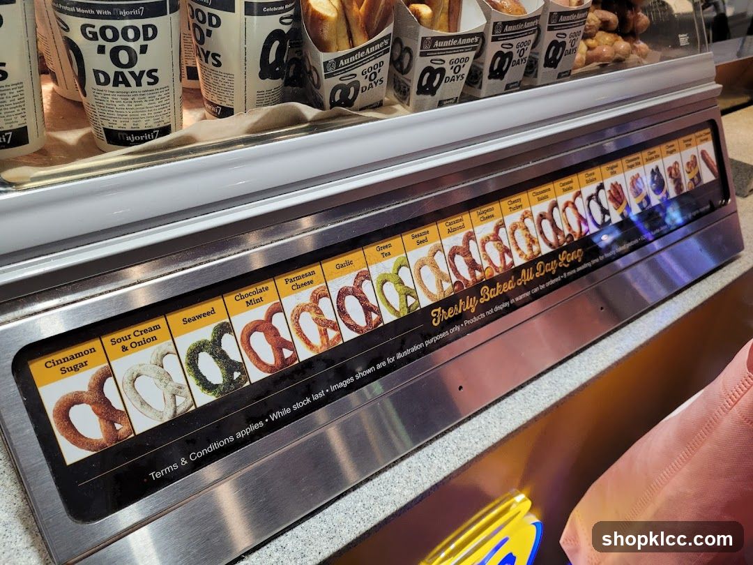 Auntie Anne's Pretzel Display