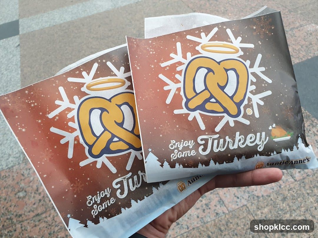 Auntie Anne's Turkey Pretzel Bags