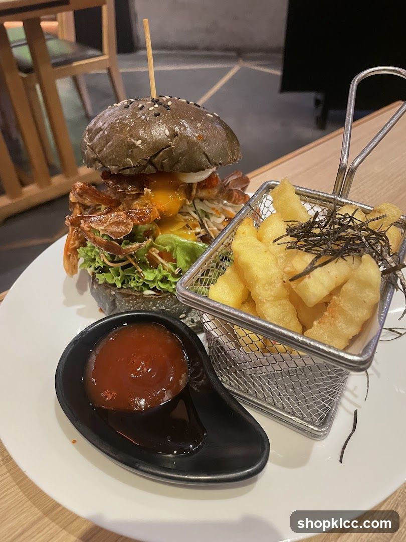 Burger and Fries
