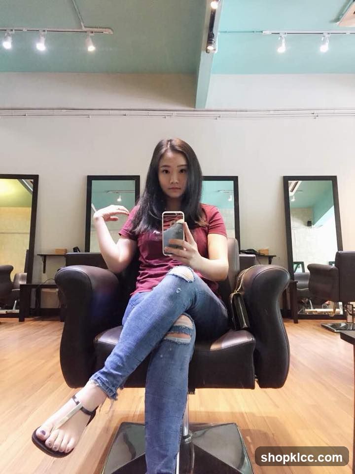 Salon Interior Selfie