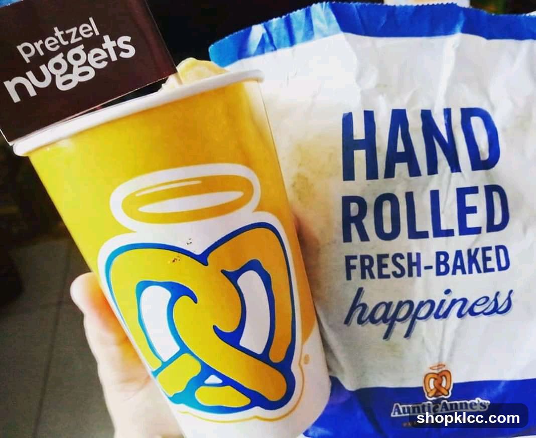Auntie Anne's Pretzel Nuggets and Bag