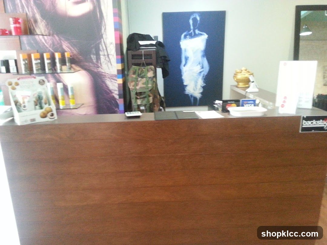 Interior of a retail store or salon
