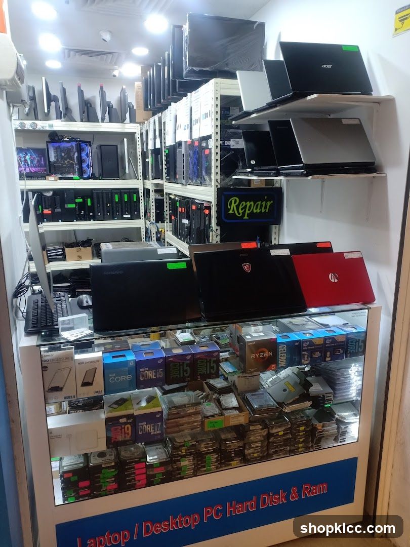 Computer parts store