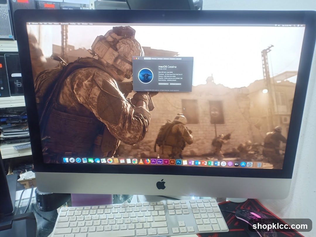 iMac with macOS Catalina