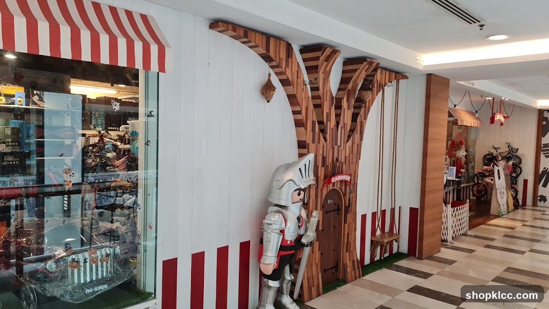 Playground-themed store entrance