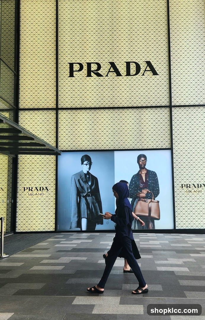 Prada Storefront with Advertisements