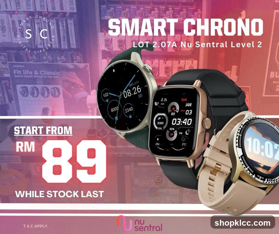 Smart Chrono Smartwatch Promotion