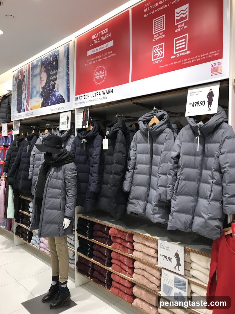 Uniqlo HEATTECH Clothing Display